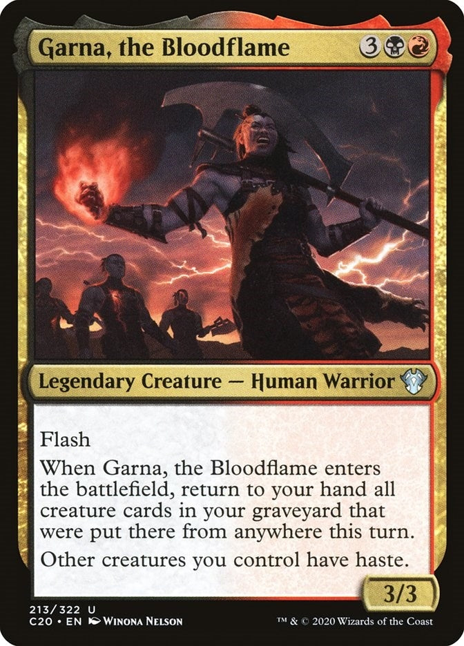 Image for Garna, the Bloodflame (213) - Magic: The Gathering