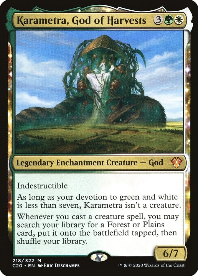 Image for Karametra, God of Harvests (218) - Magic: The Gathering