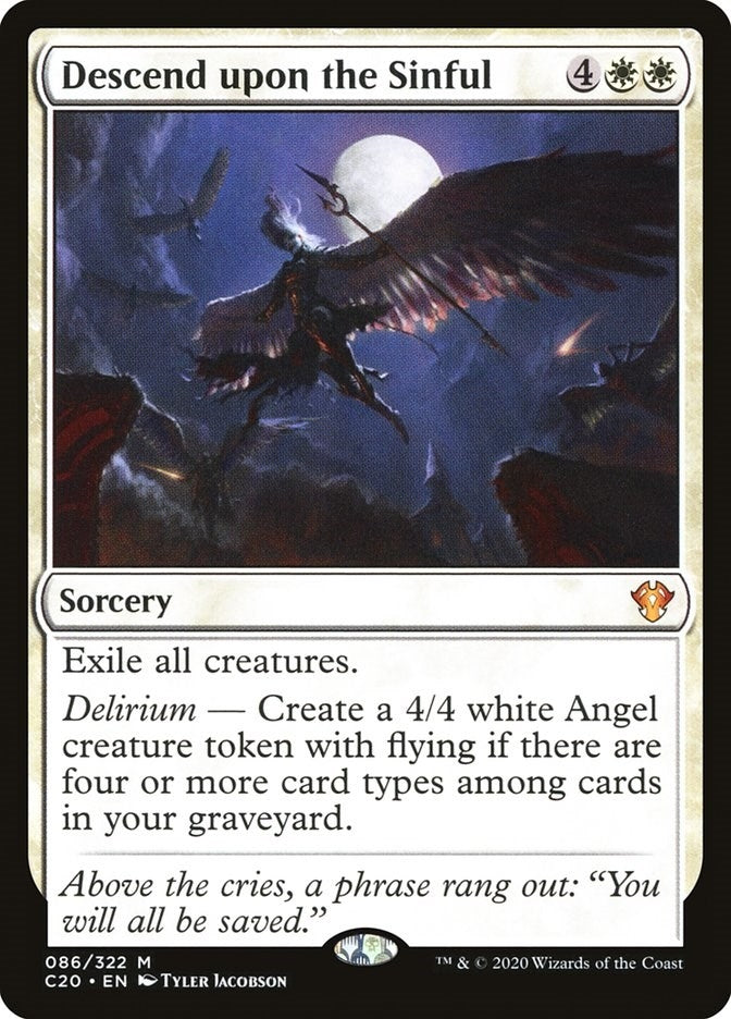 Image for Descend upon the Sinful (86) - Magic: The Gathering