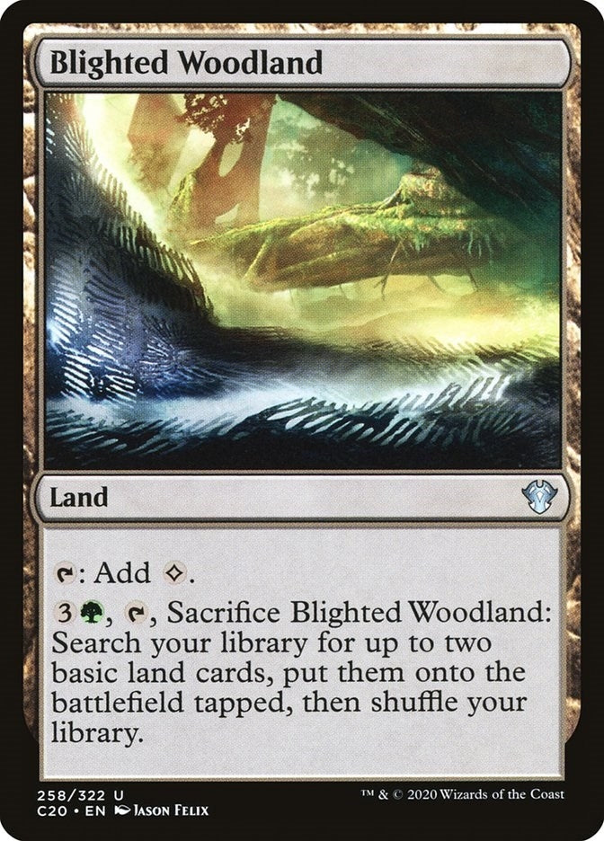 Image for Blighted Woodland (258) - Magic: The Gathering
