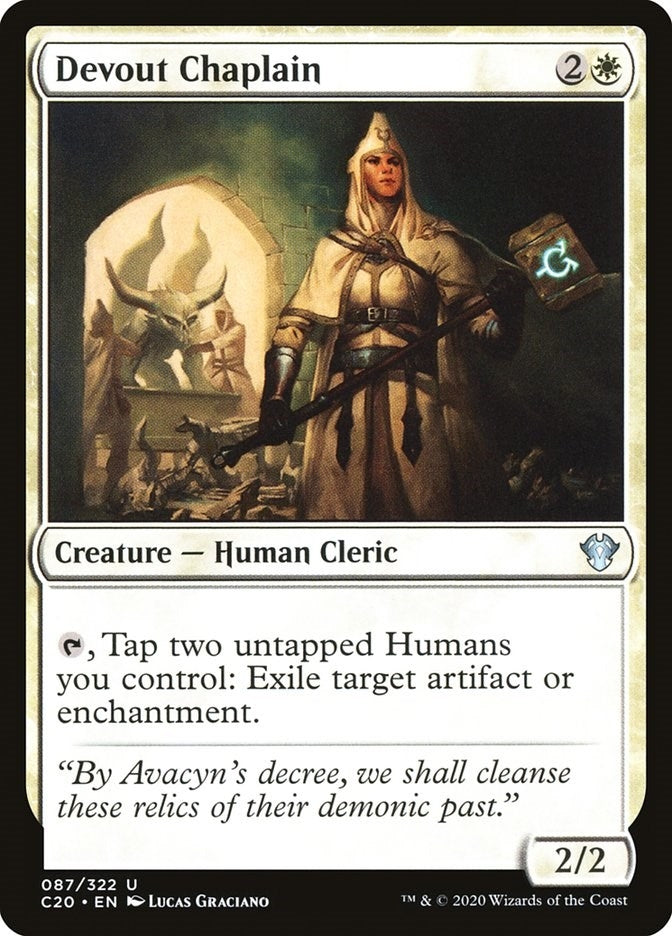 Image for Devout Chaplain (87) - Magic: The Gathering