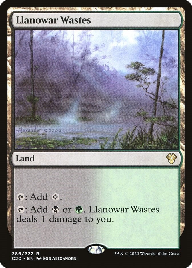 Image for Llanowar Wastes (286) - Magic: The Gathering