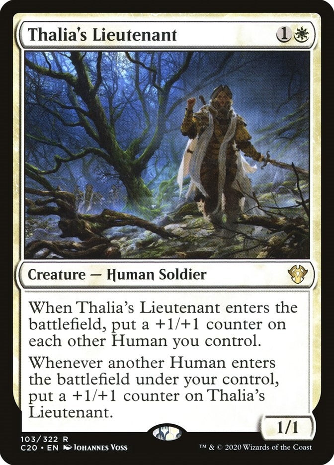 Image for Thalia's Lieutenant (103) - Magic: The Gathering