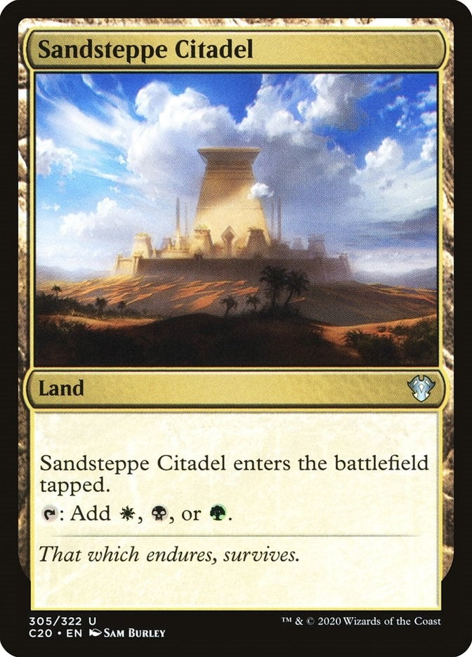 Image for Sandsteppe Citadel (305) - Magic: The Gathering
