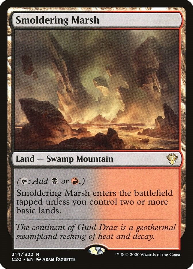 Image for Smoldering Marsh (314) - Magic: The Gathering