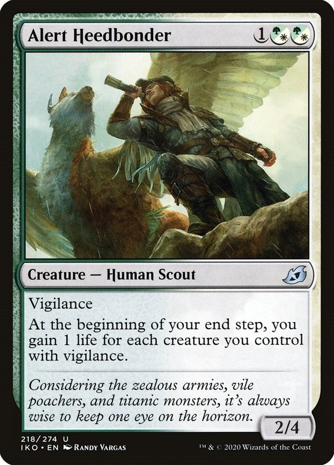 Image for Alert Heedbonder (218) (IKO) - Magic: The Gathering