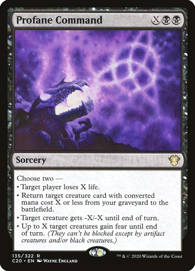 Image for Profane Command (135) - Magic: The Gathering