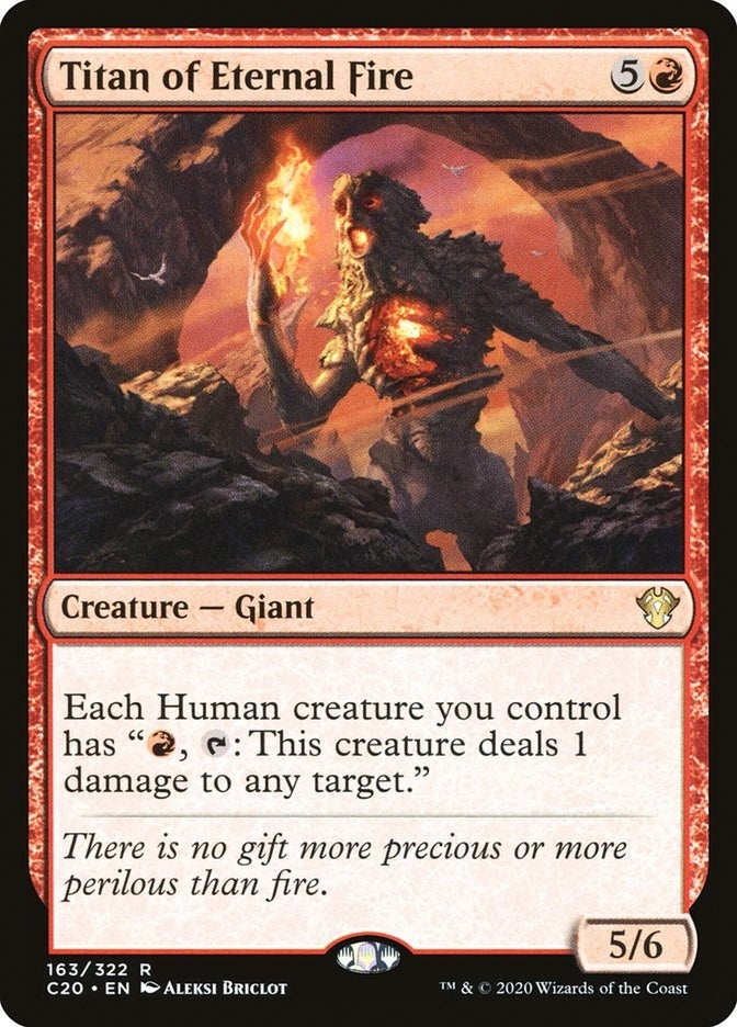 Image for Titan of Eternal Fire (163) - Magic: The Gathering