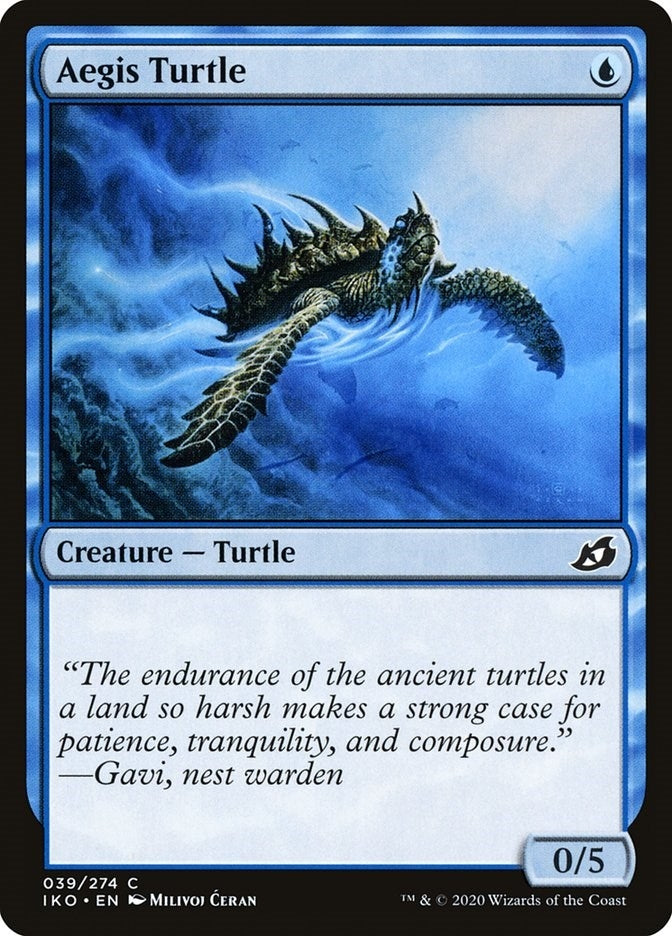 Image for Aegis Turtle (39) (IKO) - Magic: The Gathering