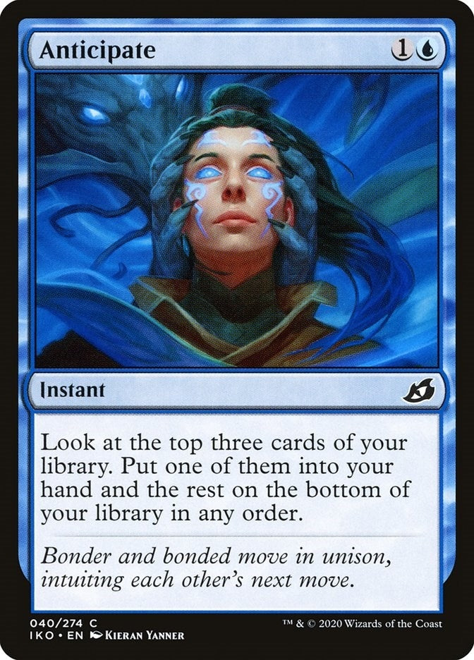 Image for Anticipate (40) (IKO) - Magic: The Gathering
