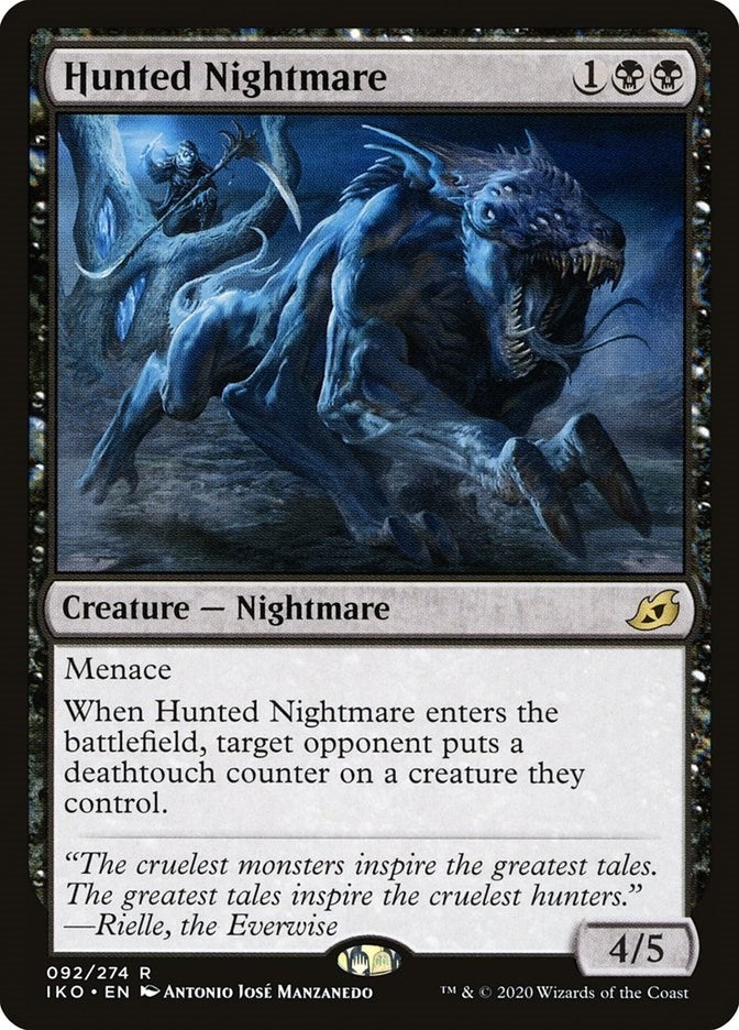 Image for Hunted Nightmare (92) - Magic: The Gathering