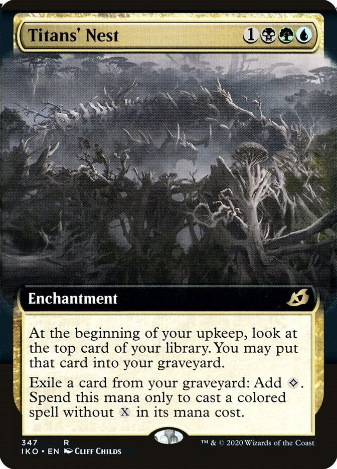 Image for Titans' Nest (Extended Art) (347) - Magic: The Gathering