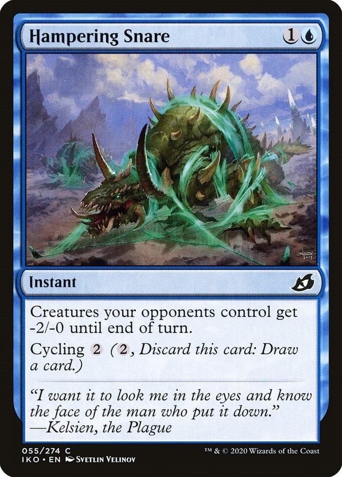 Image for Hampering Snare (55) (IKO) - Magic: The Gathering