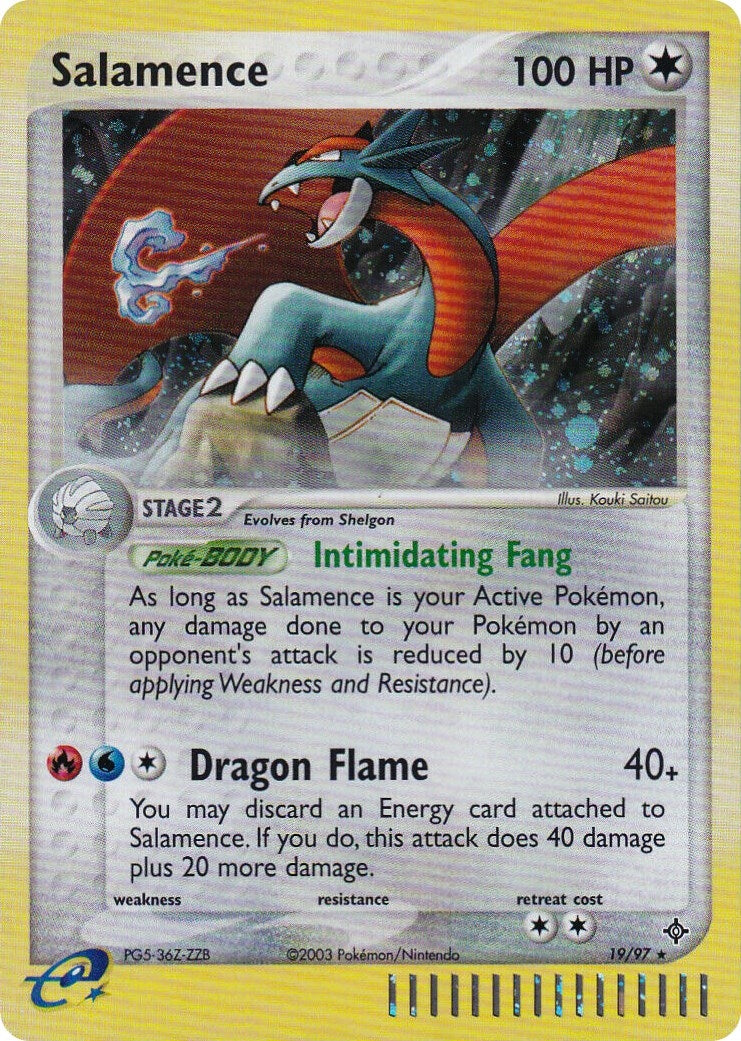 Image for Salamence - 19/97 (e-League) (19/97) (PR) - Pokemon