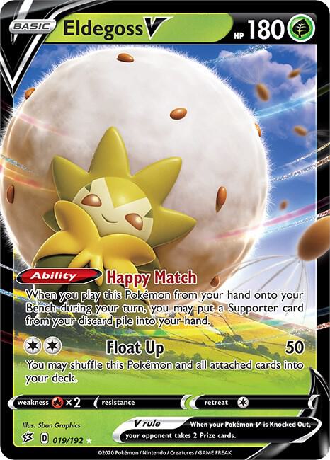 Image for Eldegoss V (019/192) (SWSH02) - Pokemon