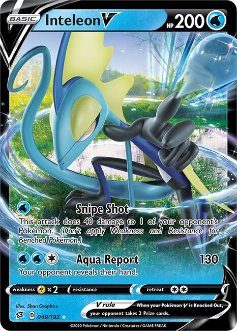 Image for Inteleon V (049/192) (SWSH02) - Pokemon