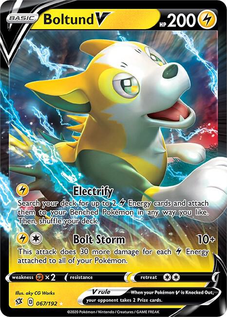 Image for Boltund V (067/192) (SWSH02) - Pokemon
