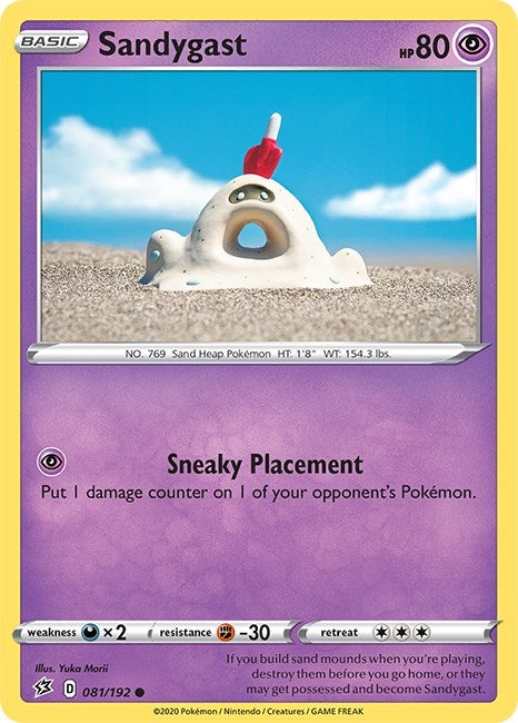 Image for Sandygast (081/192) (SWSH02) - Pokemon