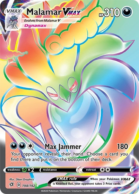 Image for Malamar VMAX (Secret) (198/192) (SWSH02) - Pokemon