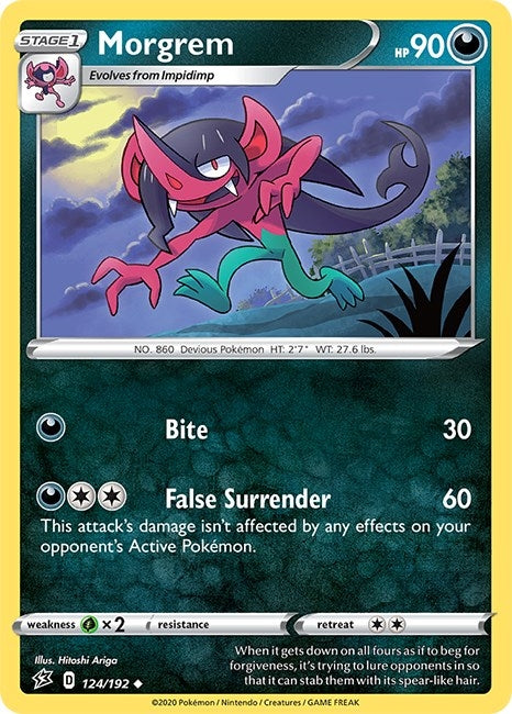 Image for Morgrem (124/192) (SWSH02) - Pokemon