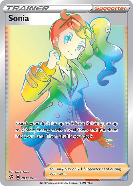 Image for Sonia (Secret) (203/192) (SWSH02) - Pokemon