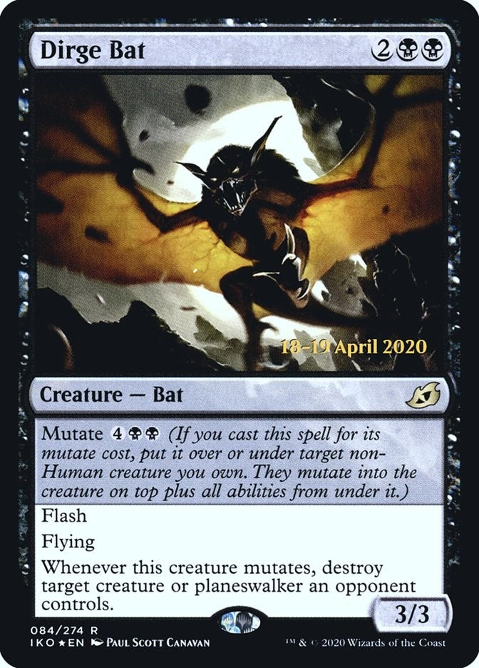 Image for Dirge Bat (84) - Magic: The Gathering