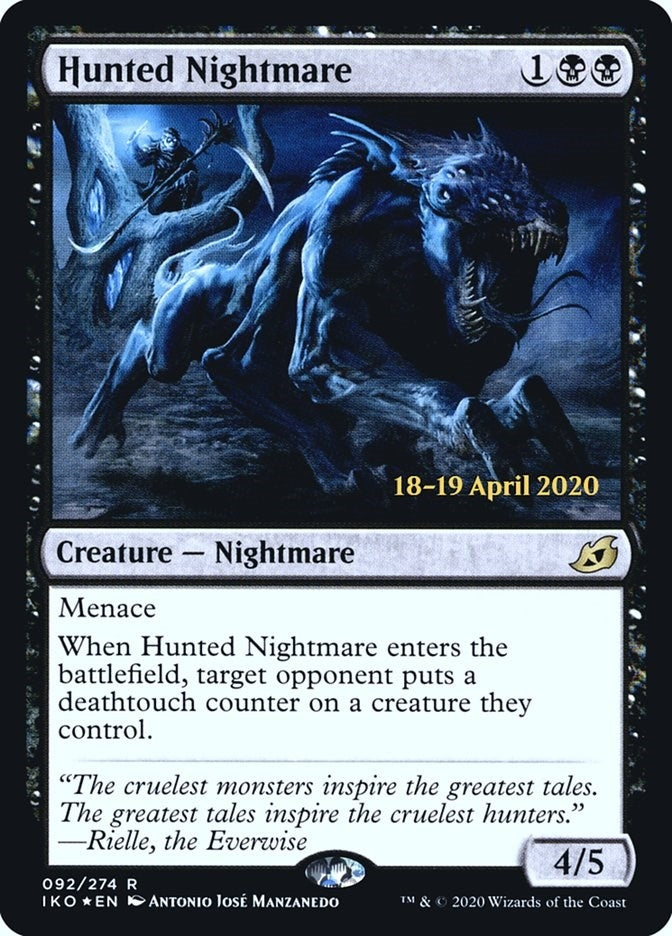 Image for Hunted Nightmare (92) - Magic: The Gathering