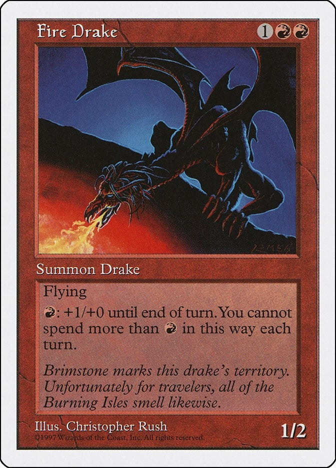 Image for Fire Drake - Magic: The Gathering