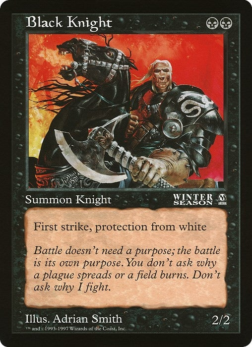 Image for Black Knight (Arena League) - Magic: The Gathering