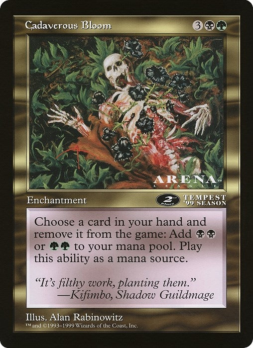 Image for Cadaverous Bloom (2nd Place) (Arena League) (OVER) - Magic: The Gathering