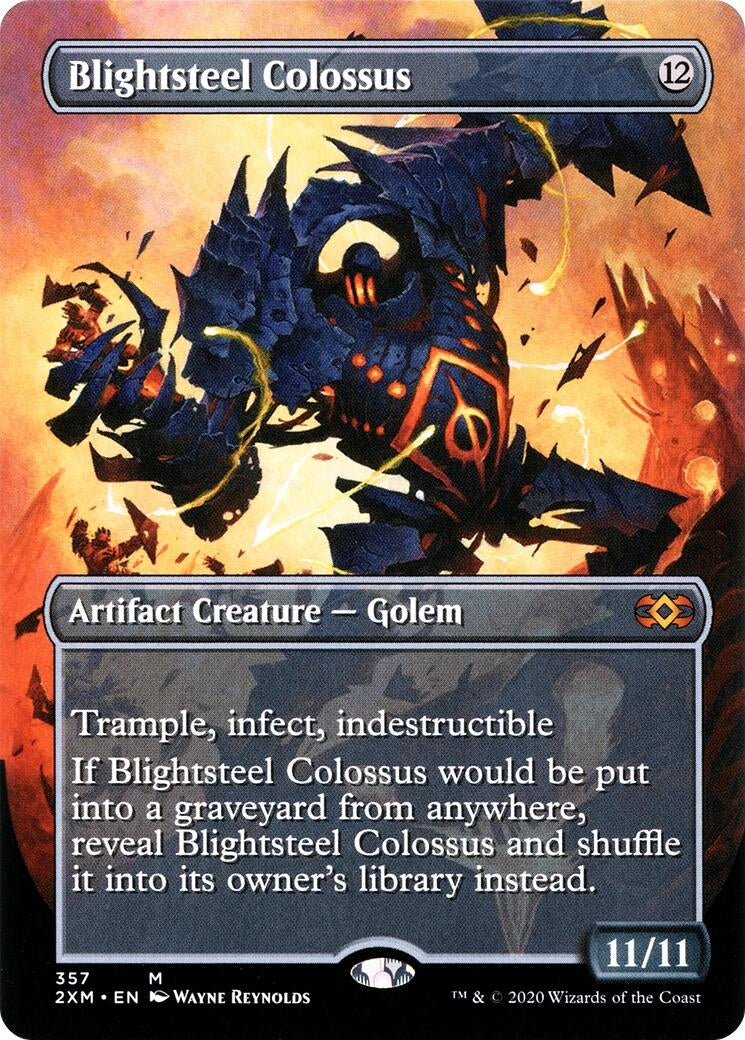 Image for Blightsteel Colossus (Borderless) (357) (2XM) - Magic: The Gathering