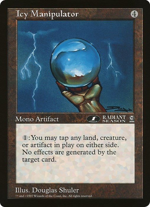 Image for Icy Manipulator (1st Place) (Arena League) (OVER) - Magic: The Gathering