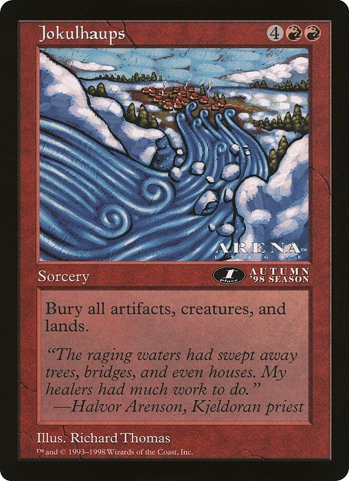 Image for Jokulhaups (1st Place) (Arena League) (OVER) - Magic: The Gathering