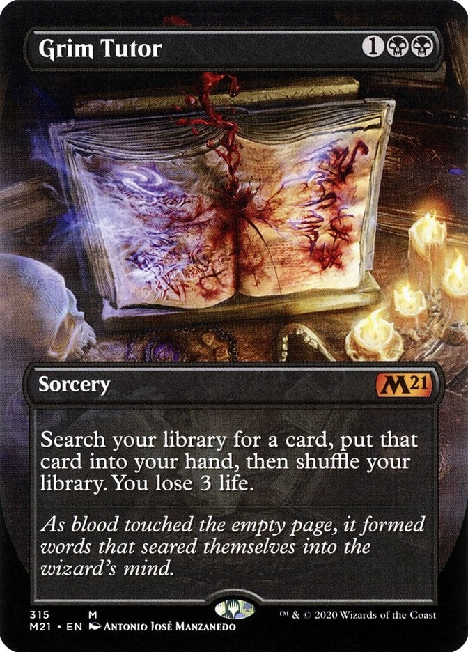 Image for Grim Tutor (Alternate Art) (315) - Magic: The Gathering