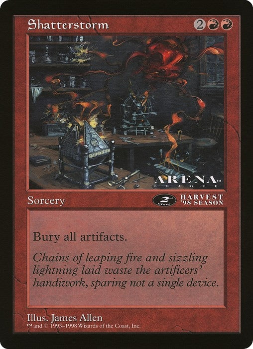 Image for Shatterstorm (2nd Place) (Arena League) (OVER) - Magic: The Gathering