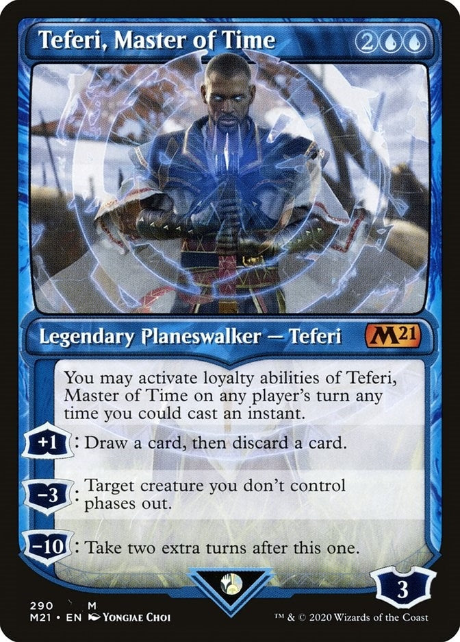 Image for Teferi, Master of Time (Showcase) (290) (290) - Magic: The Gathering
