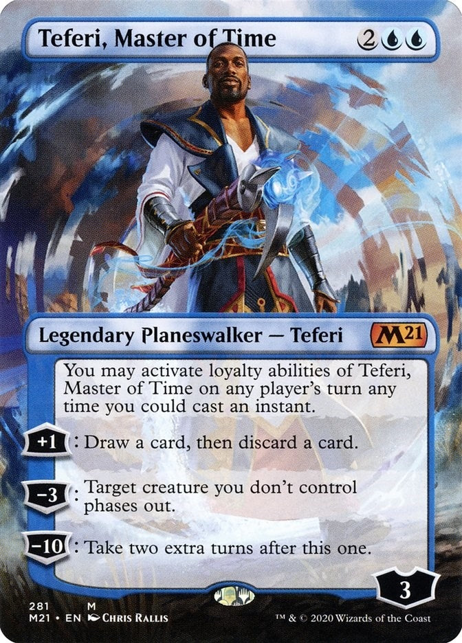 Image for Teferi, Master of Time (Borderless) (281) - Magic: The Gathering