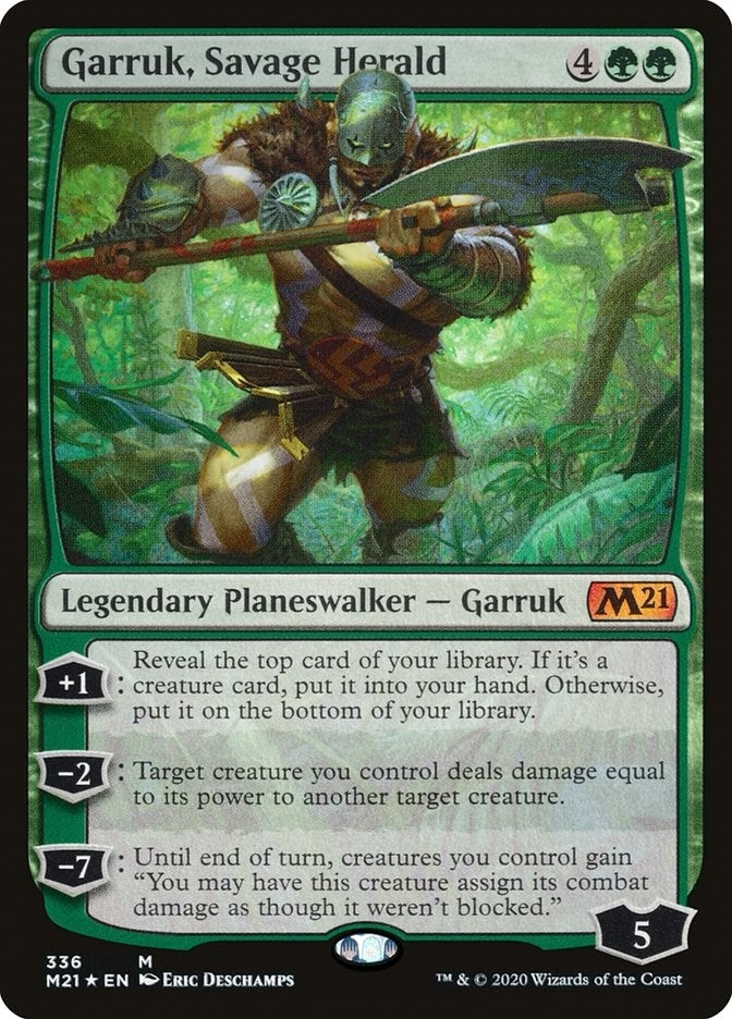 Image for Garruk, Savage Herald (336) - Magic: The Gathering