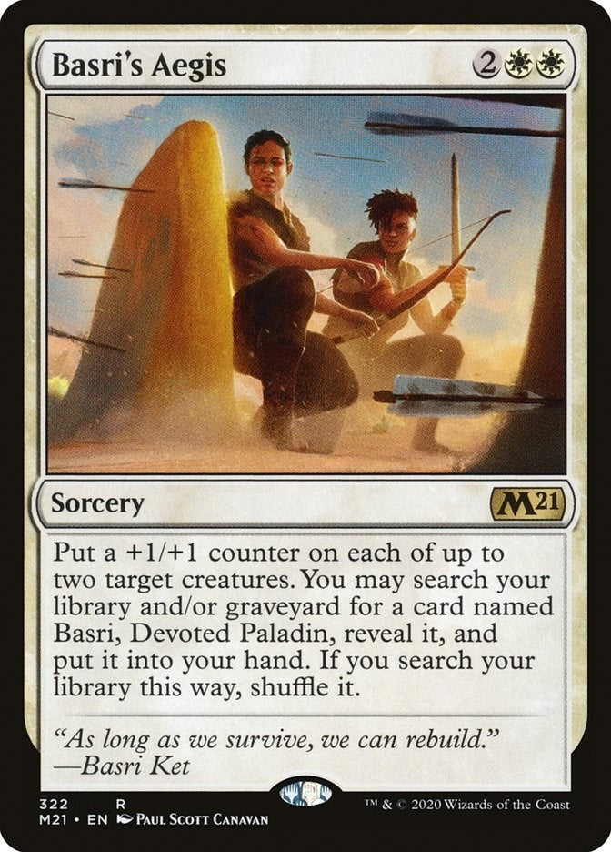 Image for Basri's Aegis (322) - Magic: The Gathering