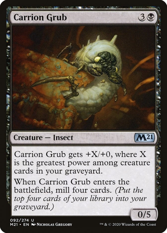 Image for Carrion Grub (92) (M21) - Magic: The Gathering
