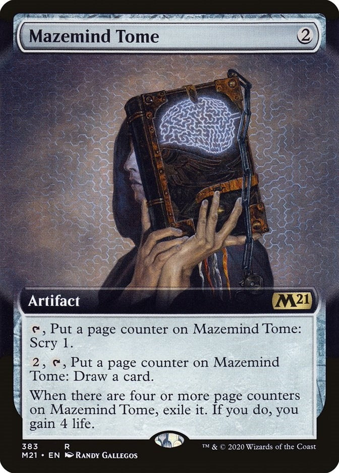 Image for Mazemind Tome (Extended Art) (383) (M21) - Magic: The Gathering