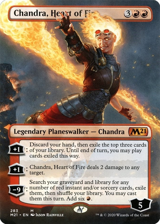 Image for Chandra, Heart of Fire (Borderless) (283) - Magic: The Gathering