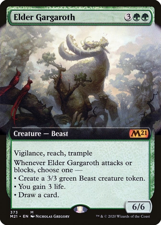 Image for Elder Gargaroth (Extended Art) (373) - Magic: The Gathering
