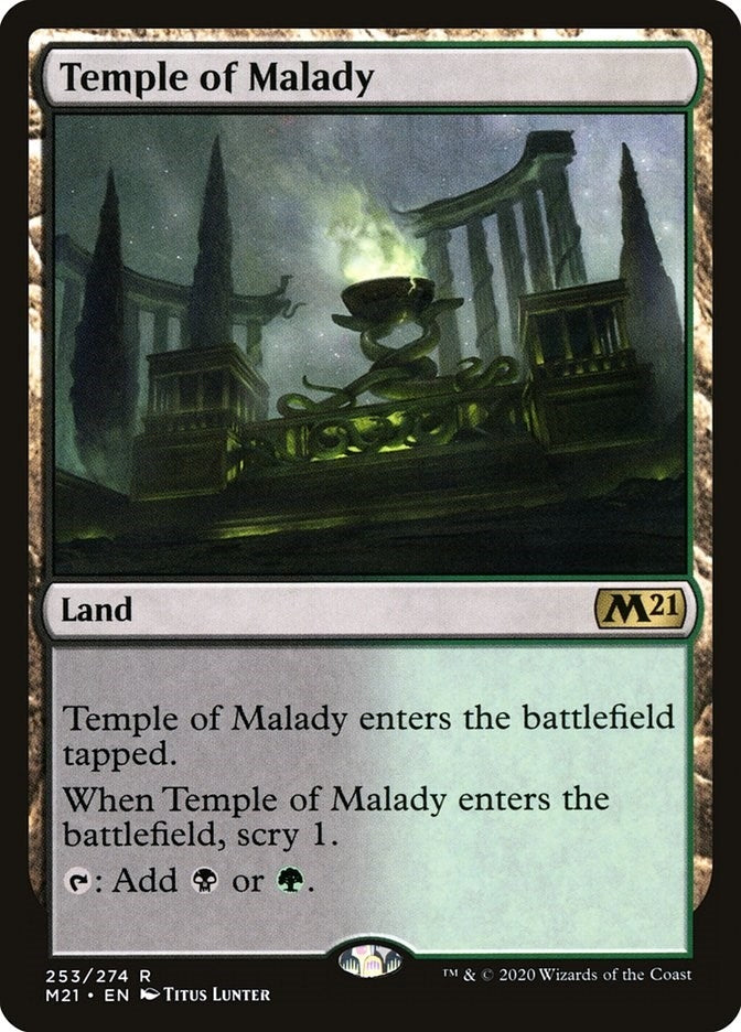 Image for Temple of Malady (253) - Magic: The Gathering