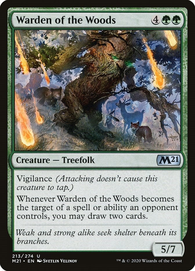 Image for Warden of the Woods (213) (M21) - Magic: The Gathering