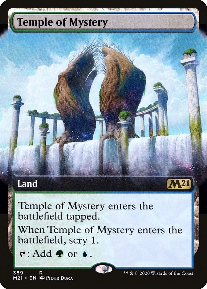 Image for Temple of Mystery (Extended Art) (389) (M21) - Magic: The Gathering