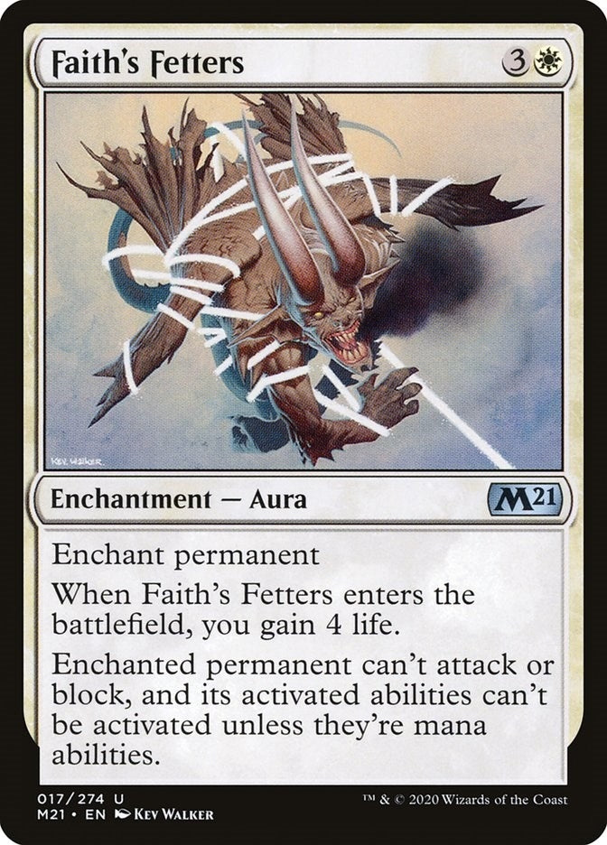 Image for Faith's Fetters (17) - Magic: The Gathering
