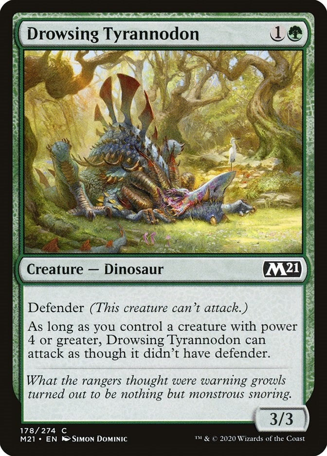 Image for Drowsing Tyrannodon (178) - Magic: The Gathering