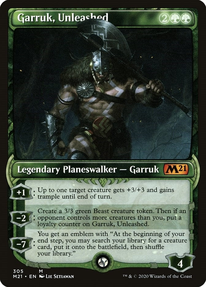 Image for Garruk, Unleashed (Showcase) (305) - Magic: The Gathering