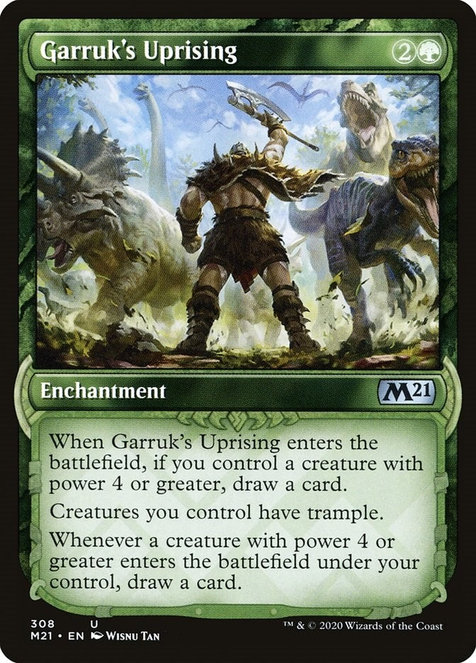 Image for Garruk's Uprising (Showcase) (308) - Magic: The Gathering